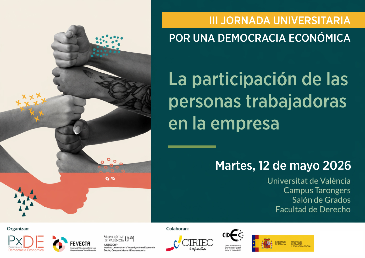 AQUÍ PUEDES VER LOS VIDEOS  JORNADA VALENCIA 12-5-2026
